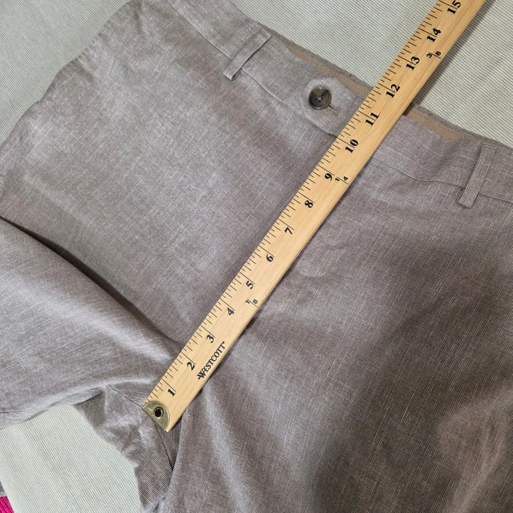 Banana Republic Tailored Slim Fit Mens Pants 36 Gray Cotton Blend‎ Dress Casual